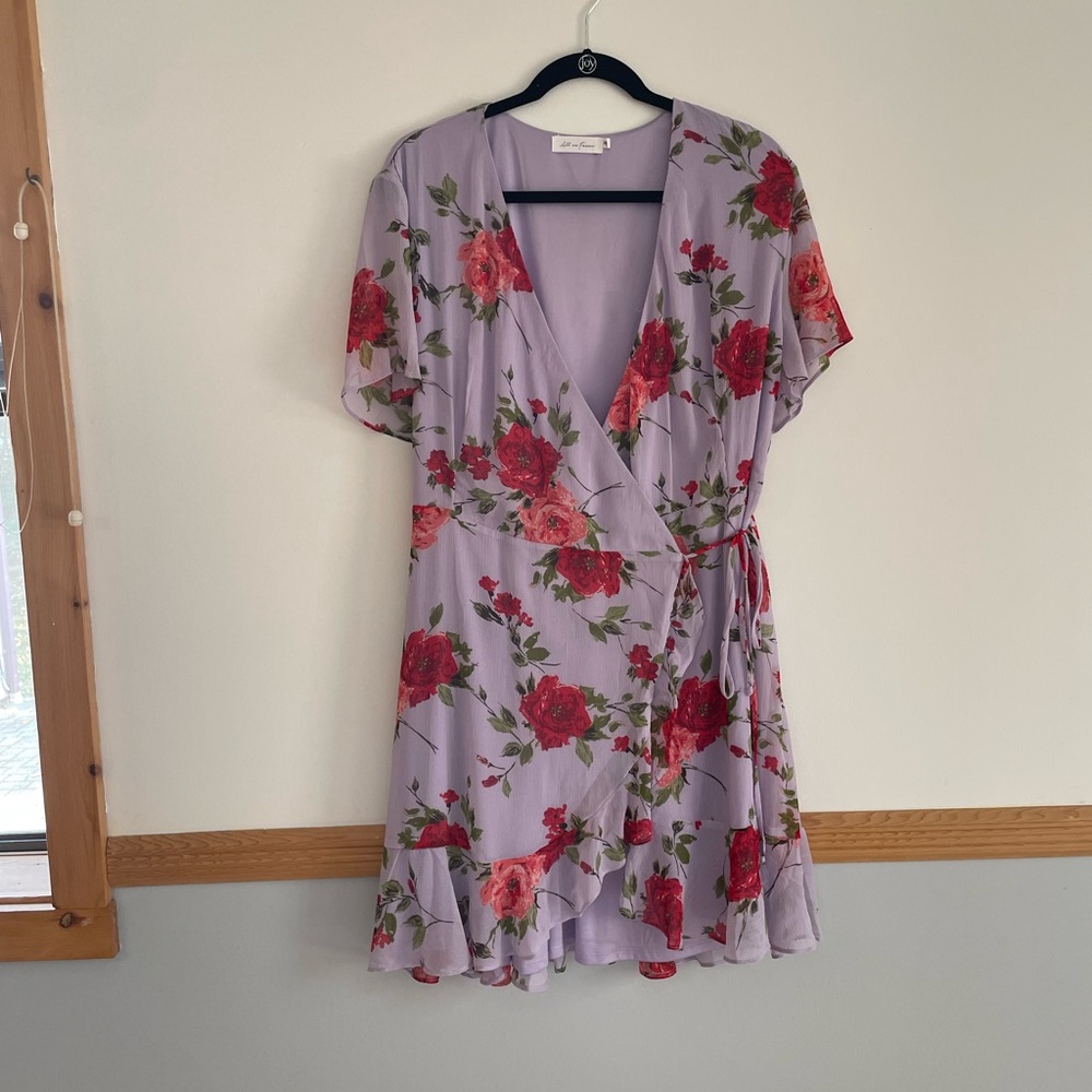 All In Favor Isabella wrap dress, size XXL